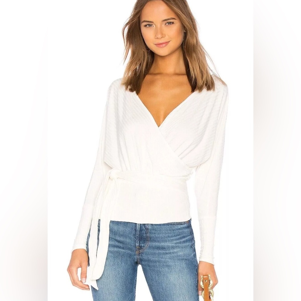 We the Free Wrap Textured Top large